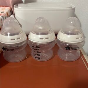 Tommee Tippee Clear Baby Bottles Set